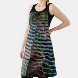 Weiche Streifen und farbige Kratzer mit Clipping Schürze