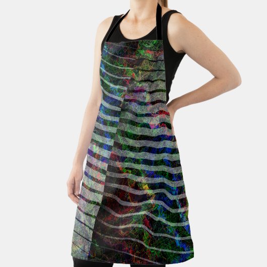 Weiche Streifen und farbige Kratzer mit Clipping Schürze (InSitu)