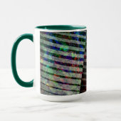 Weiche Streifen und farbige Kratzer mit Clipping Tasse (Links)