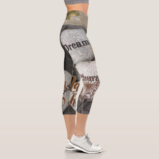 Weiche Stretch Fitness & Alltagskleidung Capri Leggings