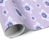 Weiche, süße Violetten Geschenkpapier (Rolleneckpunkt)