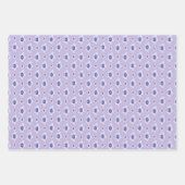 Weiche, süße Violetten Geschenkpapier Set (Vorderseite 3)