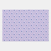 Weiche, süße Violetten Geschenkpapier Set (Vorderseite 2)