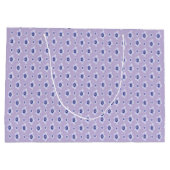 Weiche, süße Violetten Große Geschenktüte (Rückseite)