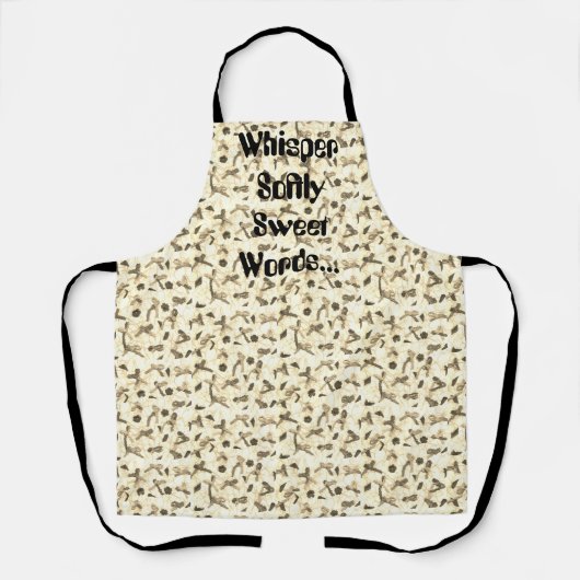 Weiche süße Worte Schürze (Vorderseite)