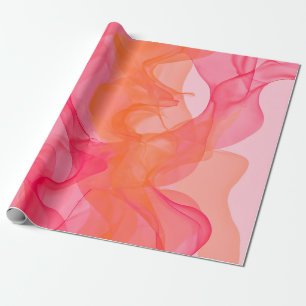 Weiche Touch: zarte, pastellfarbene Linienmuster Geschenkpapier