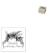 Weiche Vintage-Blumen Gummistempel (Stempel)