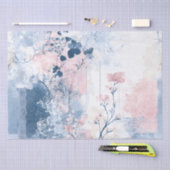 Weiche Vintage Vibes Floral Seidenpapier (Handwerk)