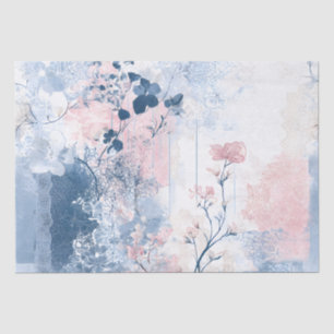 Weiche Vintage Vibes Floral Seidenpapier