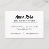 *~* weiche visitenkarte (Rückseite)