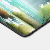 Weiche Wasserfälle Schreibtischunterlage (Ecke)