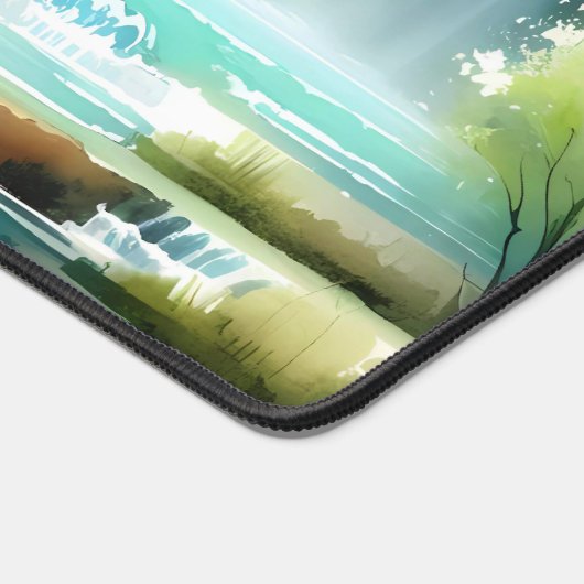 Weiche Wasserfälle Schreibtischunterlage (Ecke)