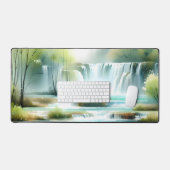 Weiche Wasserfälle Schreibtischunterlage (Tastatur & Maus)