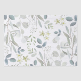 Weiche Wasserfarbe Botanische Vegetation Eukalyptu Seidenpapier