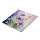 Weiche Wasserfarbe Wash Delikatessen Campanula Blu Fliese (Seite)