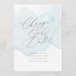 Weiche Wasserfarbe Wash Verzögerung Ändern Sie das Einladung