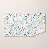 Weiche Wasserfarben Botanisches Muster Illustratio Badhandtuch Set (Handtuch)