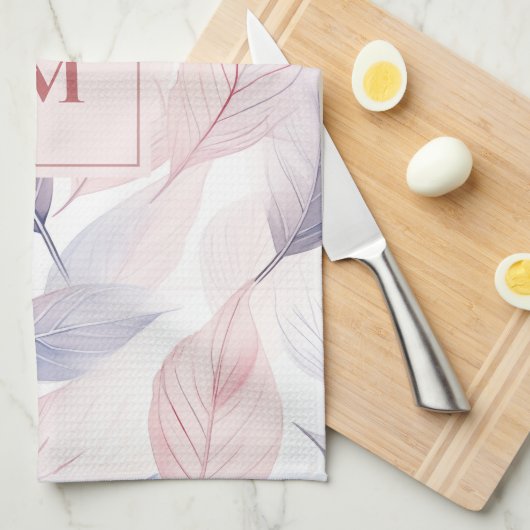 Weiche Wasserfarben hinterlassen benutzerdefiniert Geschirrtuch (Viertel Falte)