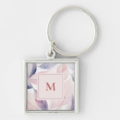 Weiche Wasserfarben hinterlassen benutzerdefiniert Schlüsselanhänger (Vorne)