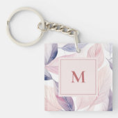 Weiche Wasserfarben hinterlassen benutzerdefiniert Schlüsselanhänger (Vorderseite)