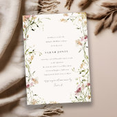 Weiche Weiden Wasserfarben Brautparty Einladung
