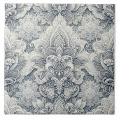 Weiche weiße Spitzen, Silberakzente, nahtloser Lux Fliese (Vorderseite)