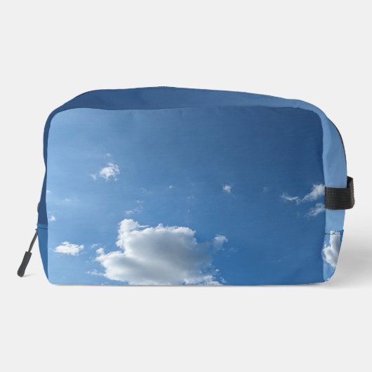 Weiche weiße Wolke Waschbeutel (Rückseite)