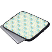 Weiche Wellenmuster Laptopschutzhülle (Vorne Knopf)