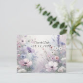 Weiche Wildblume Meadow Daydreams Ankündigungspostkarte (Stehend Vorderseite)