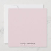 Weiche Wildblume Meadow Daydreams Einladung (Rückseite)