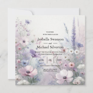 Weiche Wildblume Meadow Daydreams Einladung