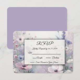 Weiche Wildblume Meadow Daydreams RSVP Karte