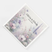 Weiche Wildblume Meadow Daydreams Serviette (Ecke)