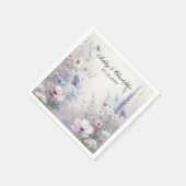 Weiche Wildblume Meadow Daydreams Serviette (Ecke)