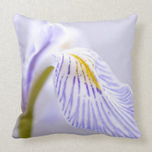 Weiche wilde Iris Kissen