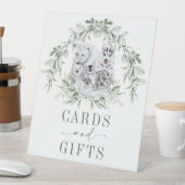 Weiche Winterferien Artische Tiere Karten und Gesc Sockelschild (In Situ)