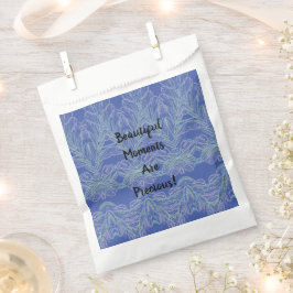 Weiche Wirbel Blau Schöne Momente Geschenktütchen