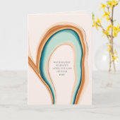 Weiche Wirbelsäule Verlust von Baby-Beileid Karte (Gelbe Blume)