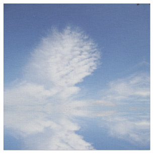 Weiche Wolken des Gewebes Stoff