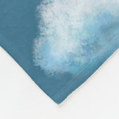 Weiche Wolken Fleecedecke (Ecke)