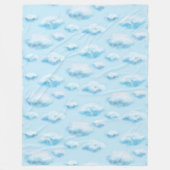 Weiche Wolken Fleecedecke (Vorderseite)