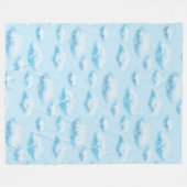 Weiche Wolken Fleecedecke (Vorderseite (Horizontal))
