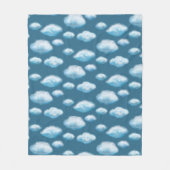 Weiche Wolken Fleecedecke (Vorderseite)