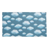 Weiche Wolken  Kissenbezug (Rückseite-Links)