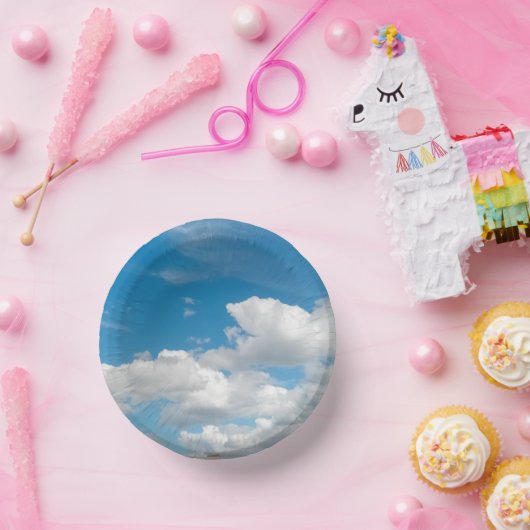 Weiche Wolken Pappteller (Party)