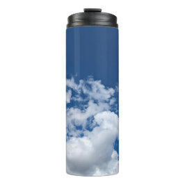 Weiche Wolken Thermosbecher