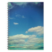 Weiche Wolkenschichten Notizblock (Vorderseite)