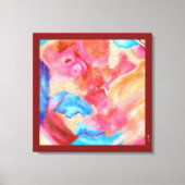 WEICHEN ALS STEIN LEINWANDDRUCK (Vorderseite)