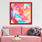 WEICHEN ALS STEIN LEINWANDDRUCK (Insitu (Wohnzimmer))