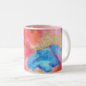 WEICHEN ALS STEIN ZWEIFARBIGE TASSE (VorderseiteRechts)